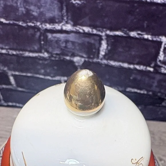 Andrea by Sadek Cream and Gold Ginger Jar - Picture 5 of 6